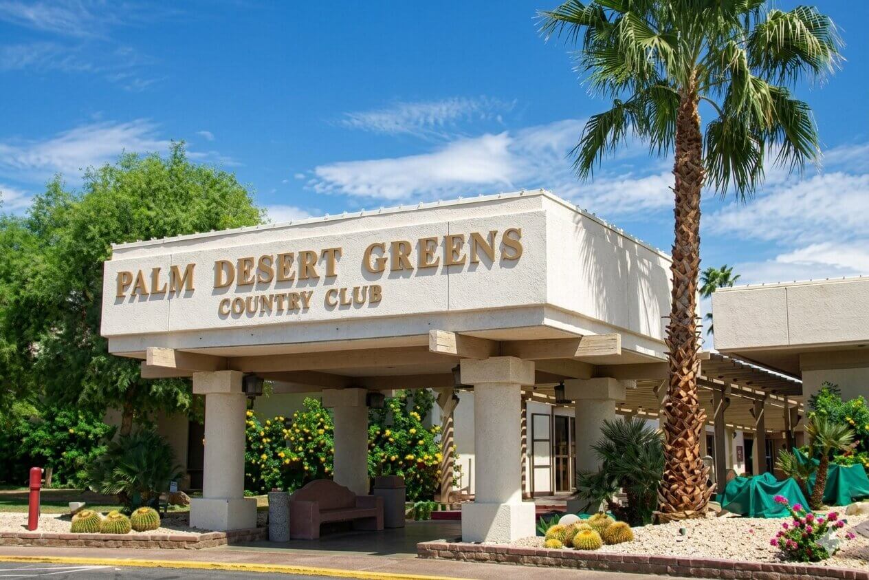 Palm Desert Greens Country Club entrance