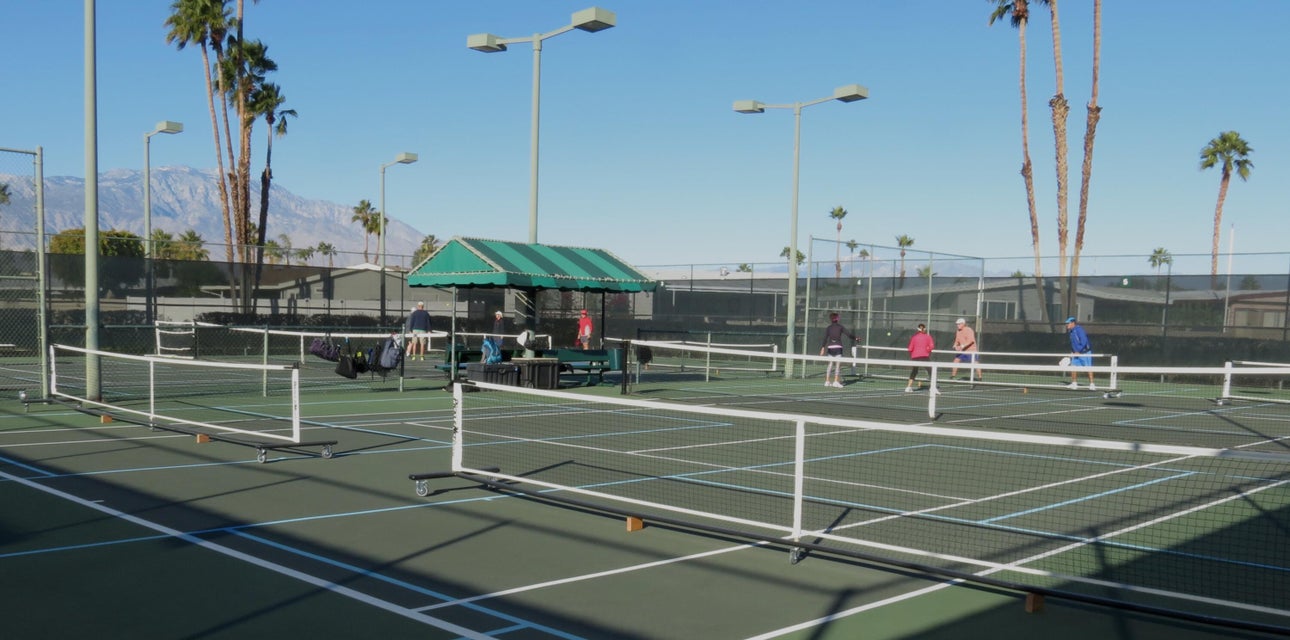 Pickleball and tennis courts